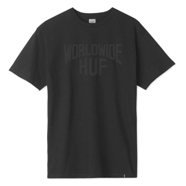 HUF SP19 Manhattan overdye tee black HUF SP19 Manhattan overdye tee black