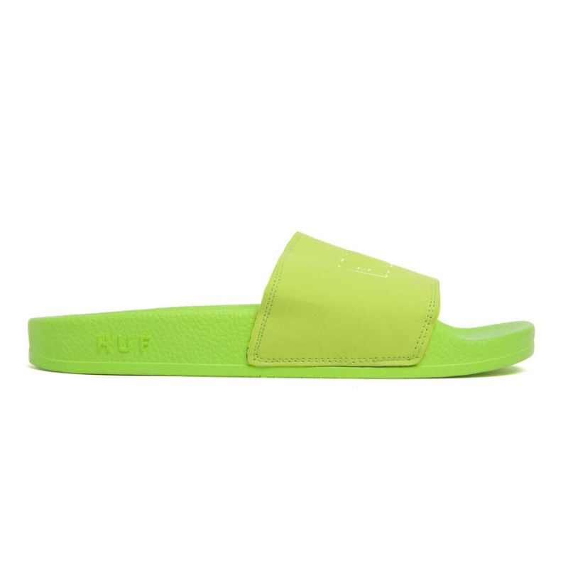 HUF FA22 OG logo slide green