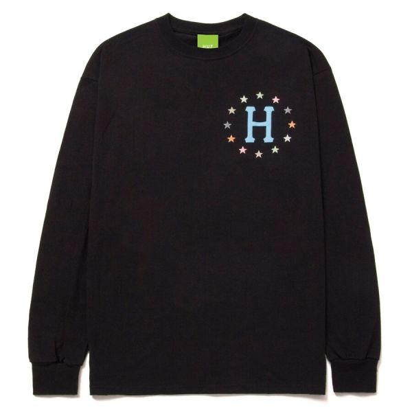 Лонгслив HUF FA22 Puff Galaxies ls black Лонгслив HUF FA22 Puff Galaxies ls black