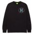 Longsleeve HUF FA22 Puff Galaxies black Longsleeve HUF FA22 Puff Galaxies black