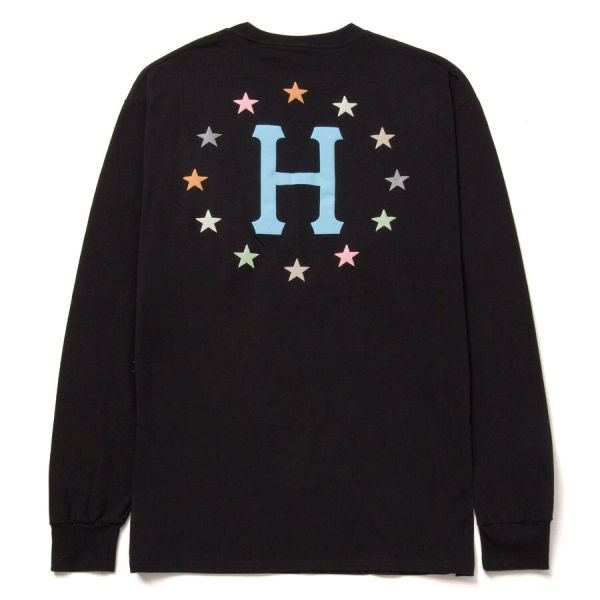 Longsleeve HUF FA22 Puff Galaxies black