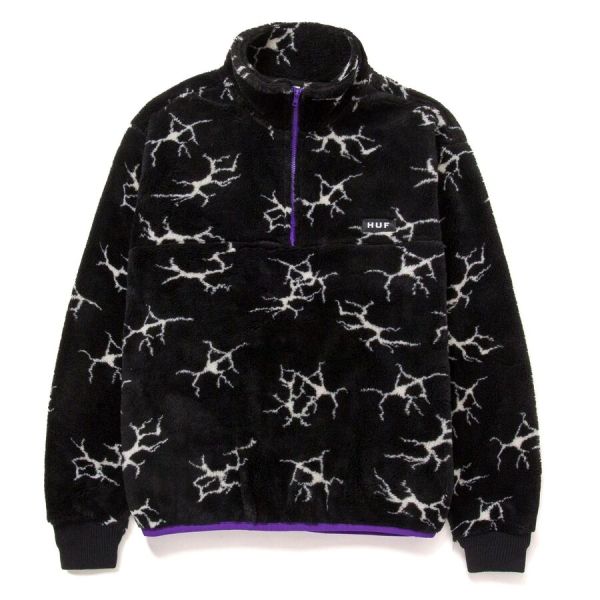 Sherpa HUF FA22 Quake 1/4 zip black Sherpa HUF FA22 Quake 1/4 zip black