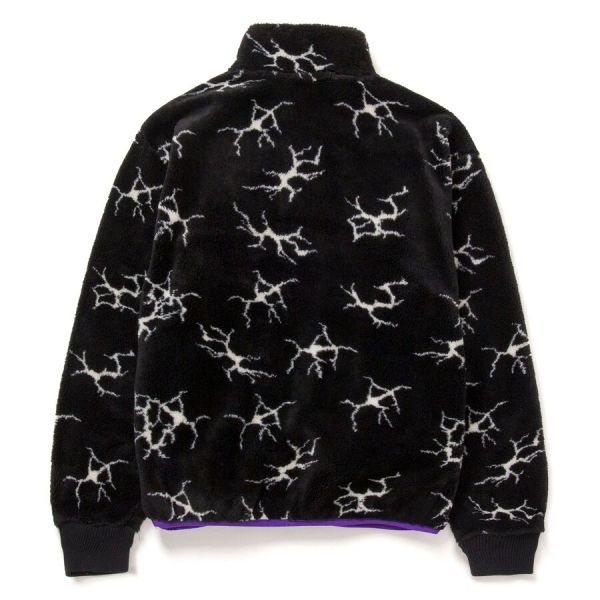 Кофта HUF FA22 Quake sherpa 1/4 zip black