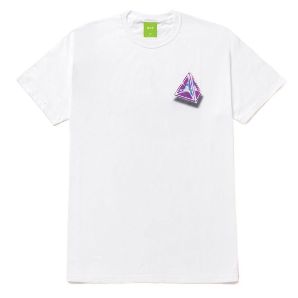 HUF FA22 Tesseract TT tee white HUF FA22 Tesseract TT tee white