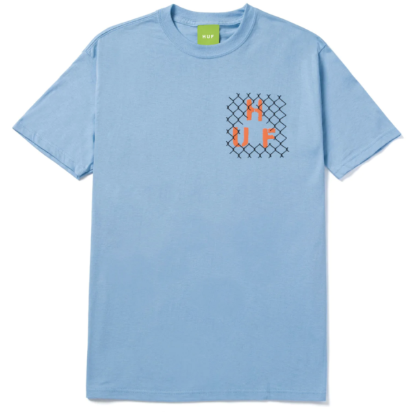 HUF SU22 Trespass light tee blue HUF SU22 Trespass light tee blue