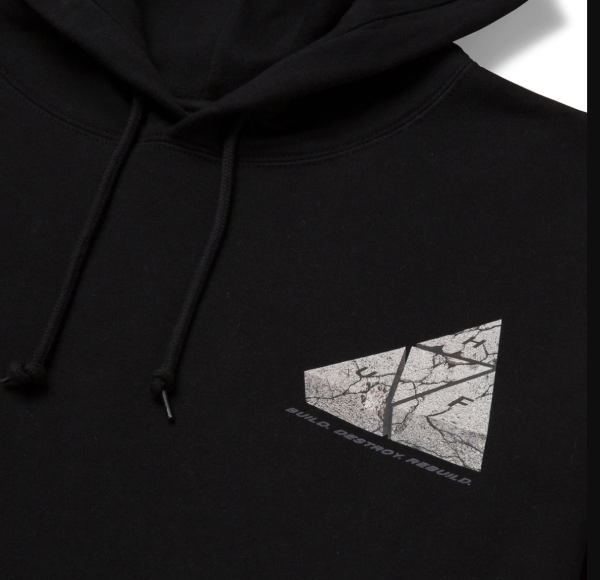 Hoodie HUF HO22 Withstand TT pullover black