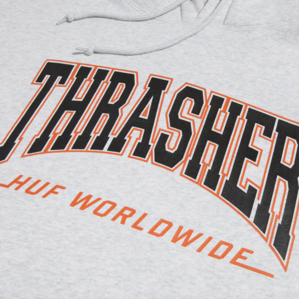 Худи HUF X Thrasher SU22 Bayview athletic heather