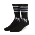 HUF X Thrasher Center field sock black HUF X Thrasher Center field sock black