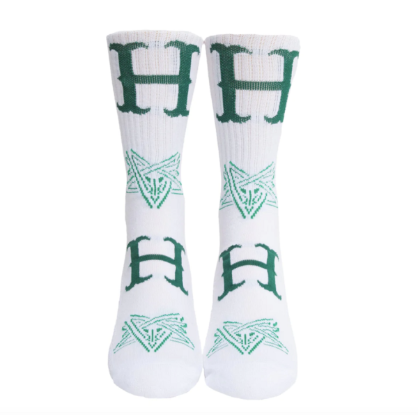 HUF X Thrasher Duality sock white