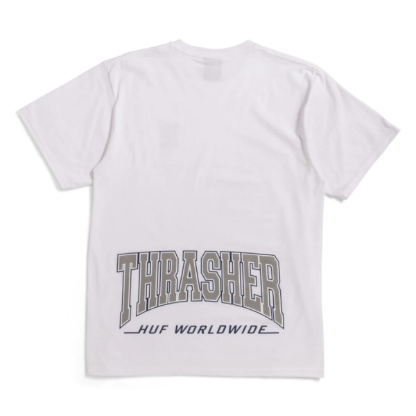 HUF X Thrasher SU22 High point tee white