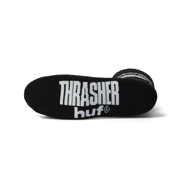 Шкарпетки HUF X Thrasher logo black