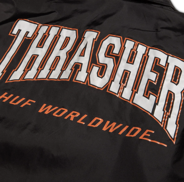 Куртка HUF X Thrasher Split coaches black