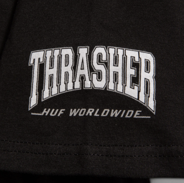 HUF X Thrasher SU22 Sunnydale tee black