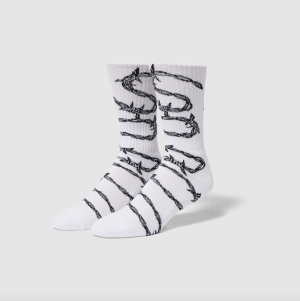 Носки HUF SP24 Barbed Wire white