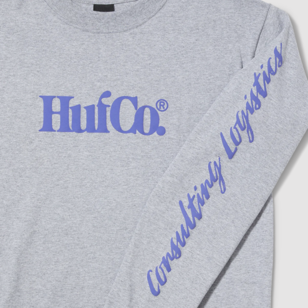 HUF SU23 CO ls heather grey