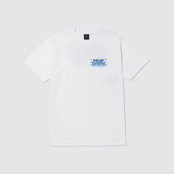 HUF SU24 Demolition tee white HUF SU24 Demolition tee white