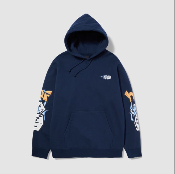Hoodie HUF SP23 Dicey pullover hoodie navy Hoodie HUF SP23 Dicey pullover hoodie navy