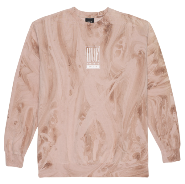 Sweatshirt HUF FA20 Elias plastic pink Sweatshirt HUF FA20 Elias plastic pink