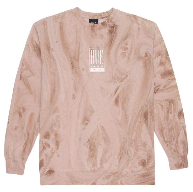 Свитшот HUF FA20 Elias plastic pink Свитшот HUF FA20 Elias plastic pink