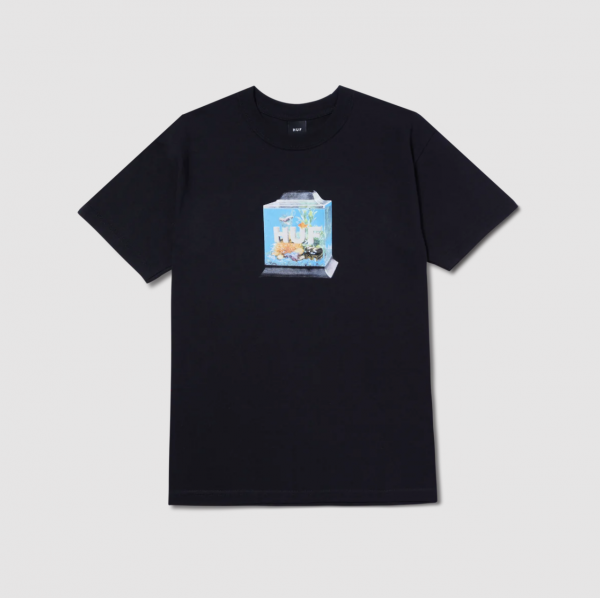HUF SU23 Fishtankin' tee black HUF SU23 Fishtankin' tee black