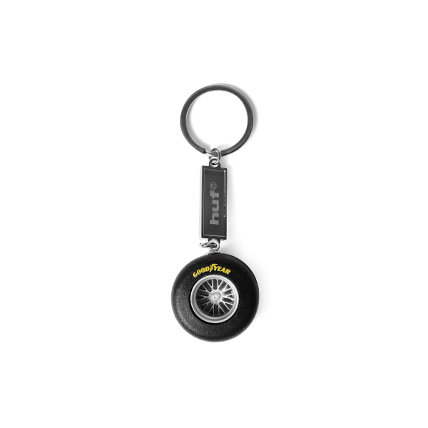 Брелок HUF X Goodyear keychain black