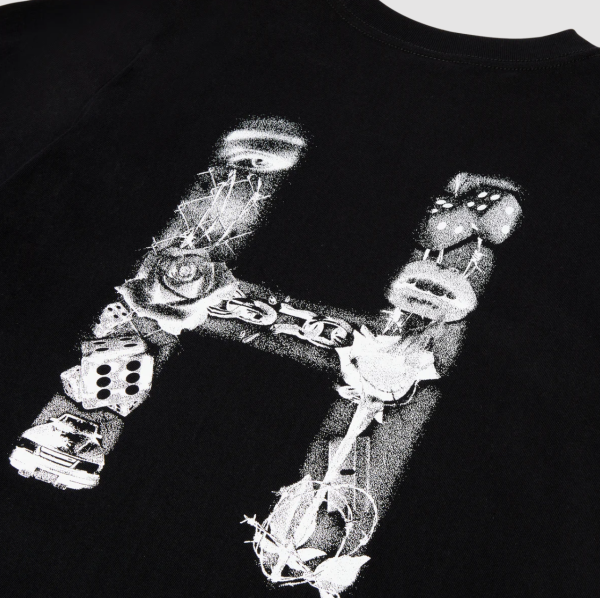 HUF SU23 H ST tee black