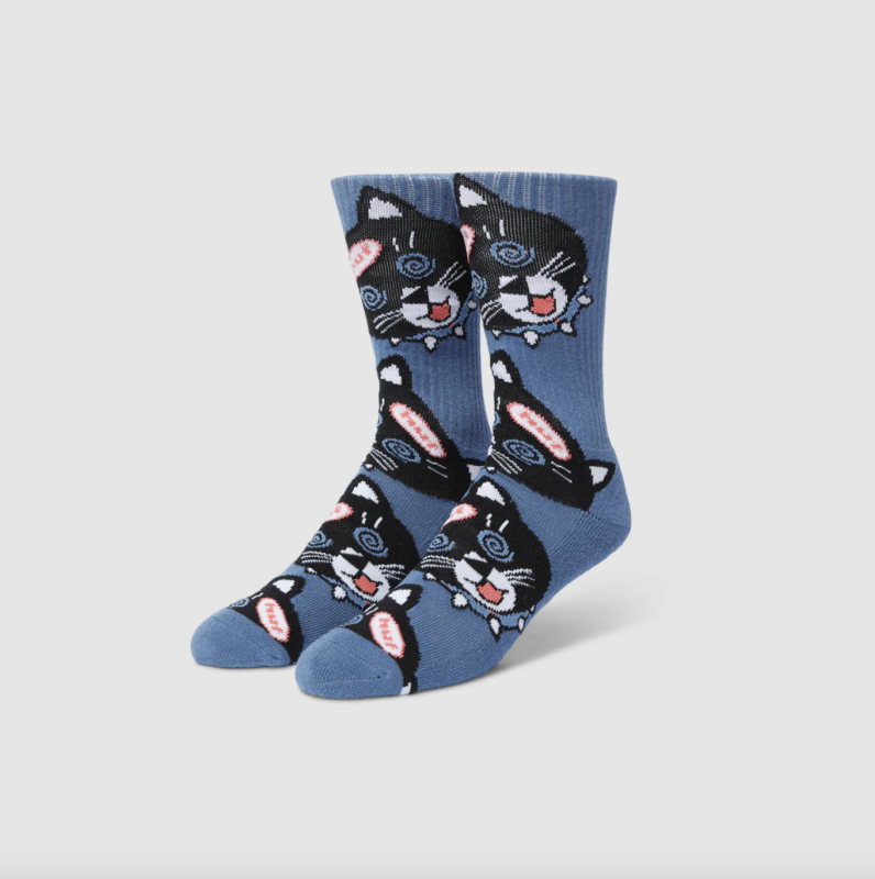 Носки HUF HO23 Hypno cat vintage violet