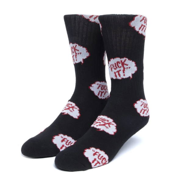 HUF HO20 Motto sock black HUF HO20 Motto sock black
