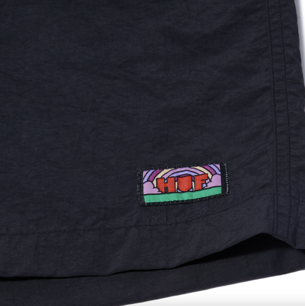 HUF SU23 New day packable tech short black 