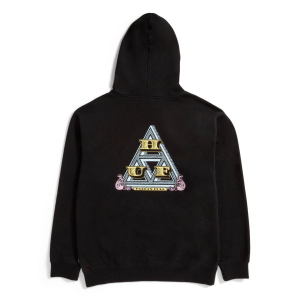 Hoodie HUF SP23 Paid in full black