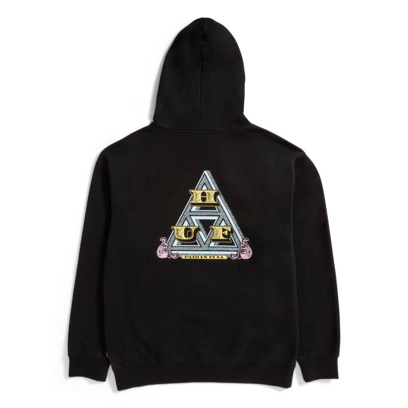 Hoodie HUF SP23 Paid in full black