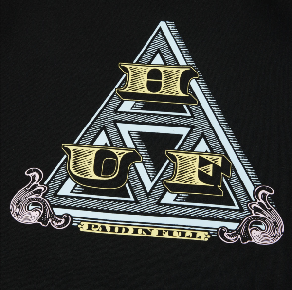 Hoodie HUF SP23 Paid in full black