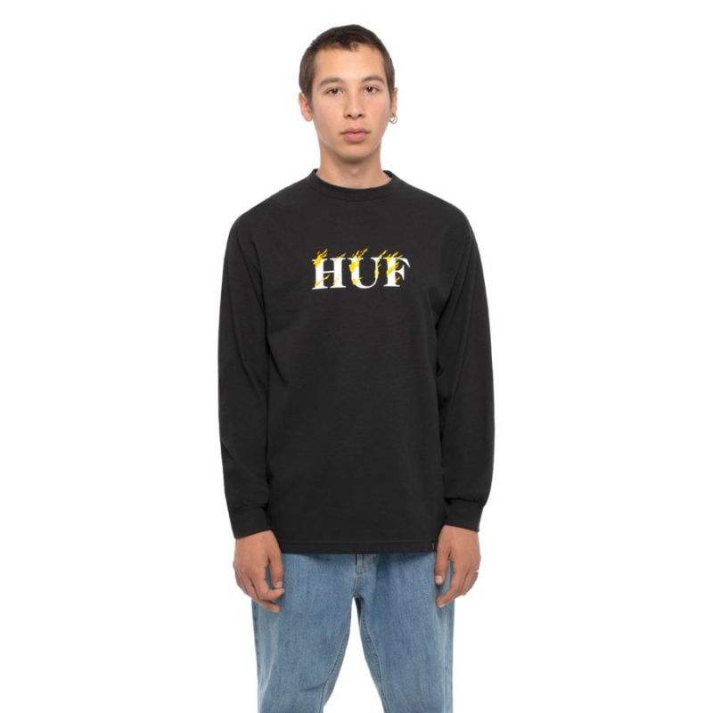 Longsleeve HUF FA19 Phoenix tee black