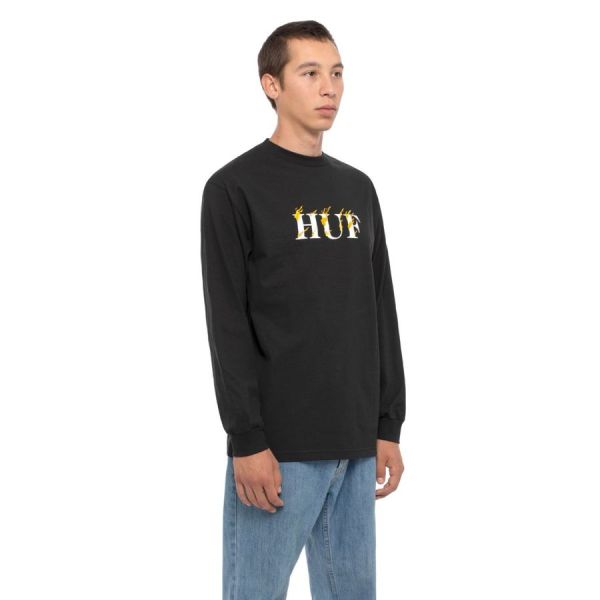 Longsleeve HUF FA19 Phoenix tee black