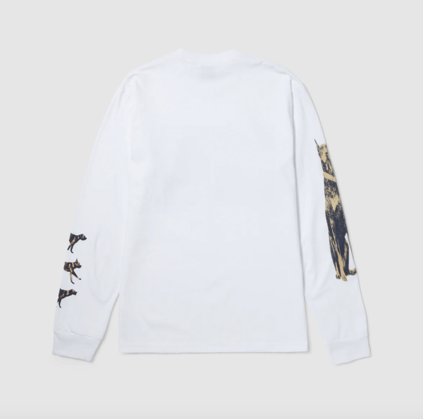 HUF FA23 Red means go ls white