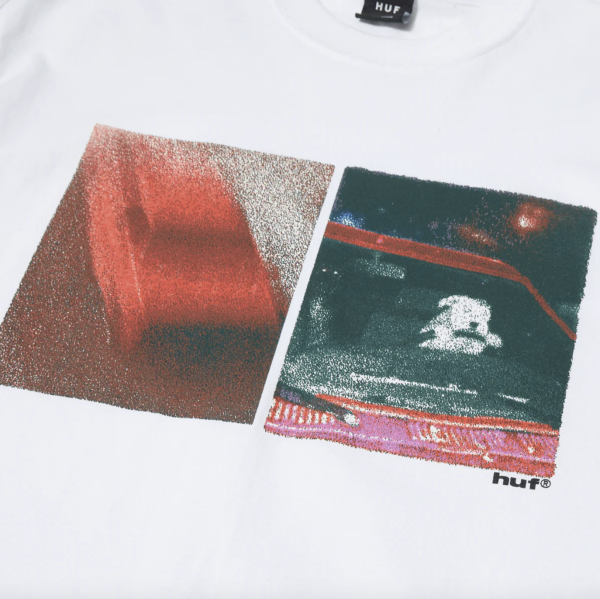 HUF FA23 Red means go ls white