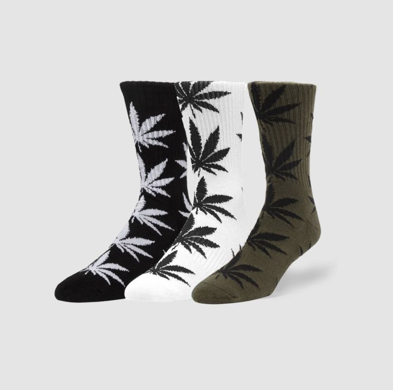 Носки HUF SU23 Set 3 pack black/white/olive