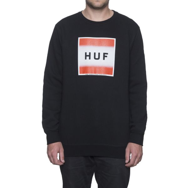 Sweatshirt HUF Poster box logo black Sweatshirt HUF Poster box logo black