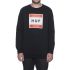 Sweatshirt HUF Poster box logo black Sweatshirt HUF Poster box logo black