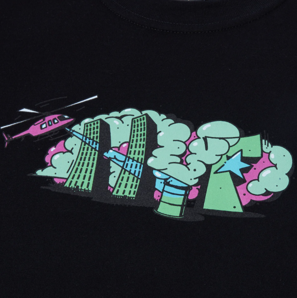 HUF SU23 Street level tee black