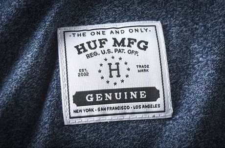 HUF Premium heather henley