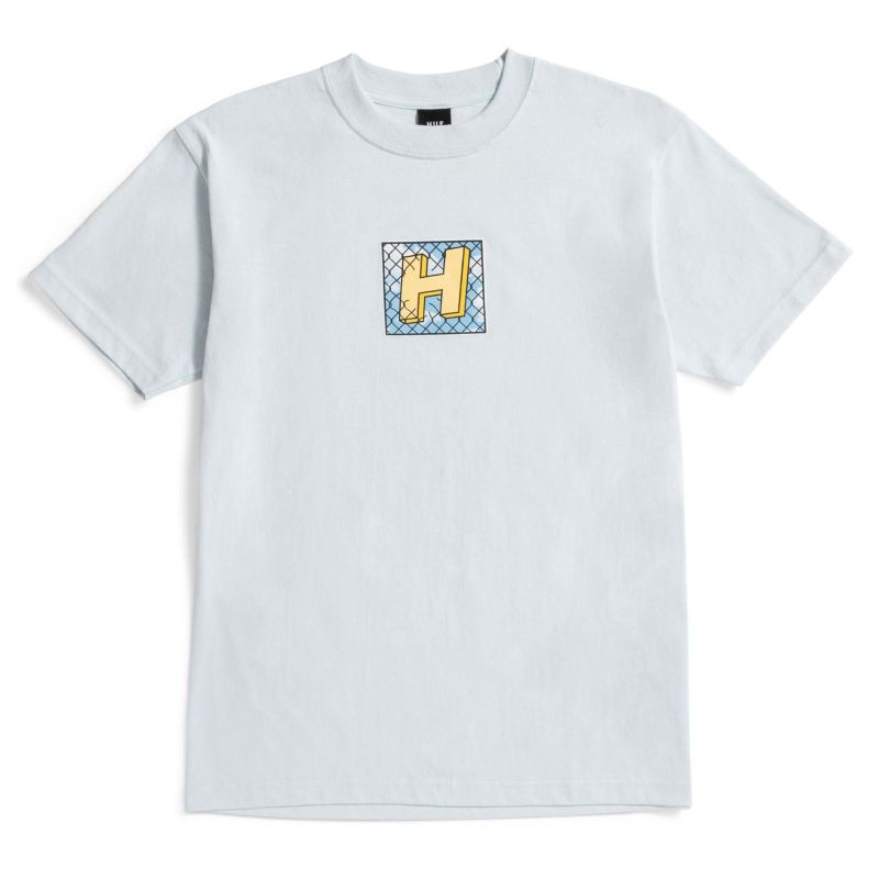 HUF SP23 Tresspass tee sky