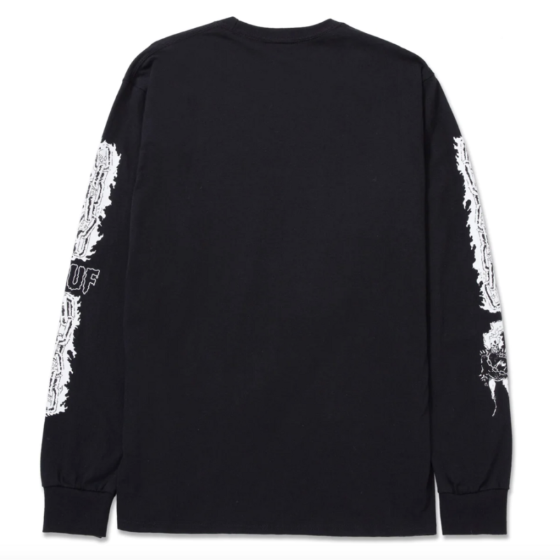 Longsleeve HUF X Marvel SU22 Ghost rider ls black