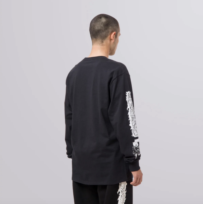 Longsleeve HUF X Marvel SU22 Ghost rider ls black