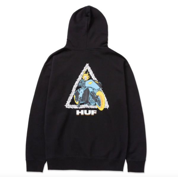 Худи HUF X Marvel Ghost Rider TT black