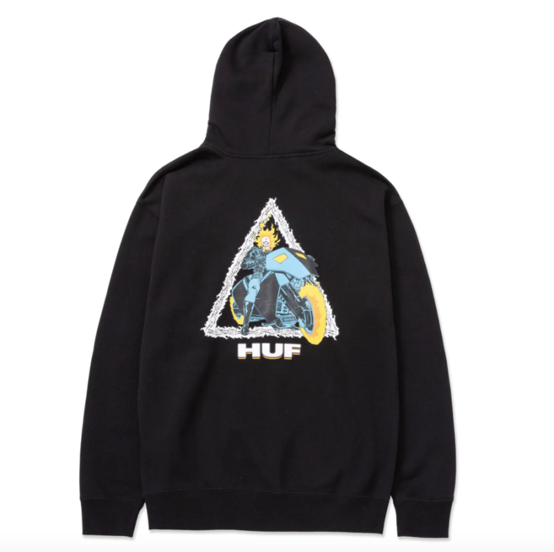 Худи HUF X Marvel Ghost Rider TT black
