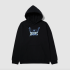 Худі HUF SP24 Zine hoodie black Худі HUF SP24 Zine hoodie black