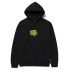 Худи HUF HO22 Huforola pullover hoodie black Худи HUF HO22 Huforola pullover hoodie black