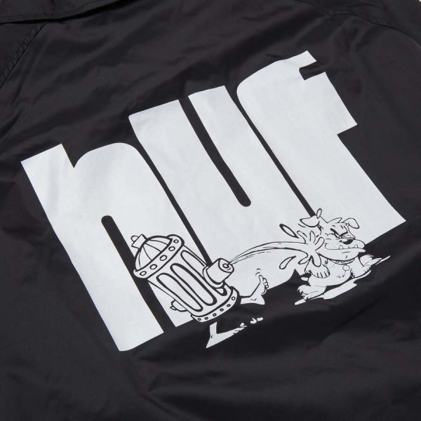 Куртка HUF HO21 Hydrate zip coaches jacket black