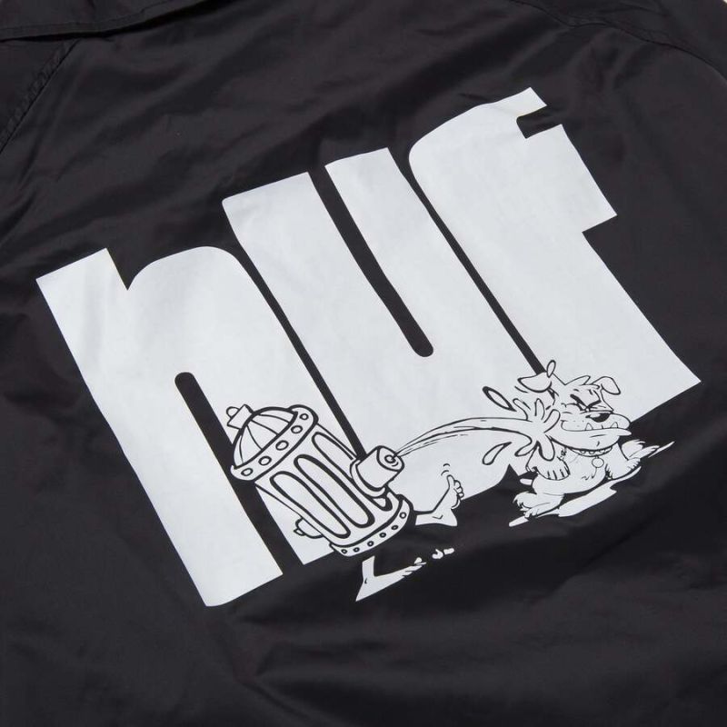 Куртка HUF HO21 Hydrate zip coaches jacket black